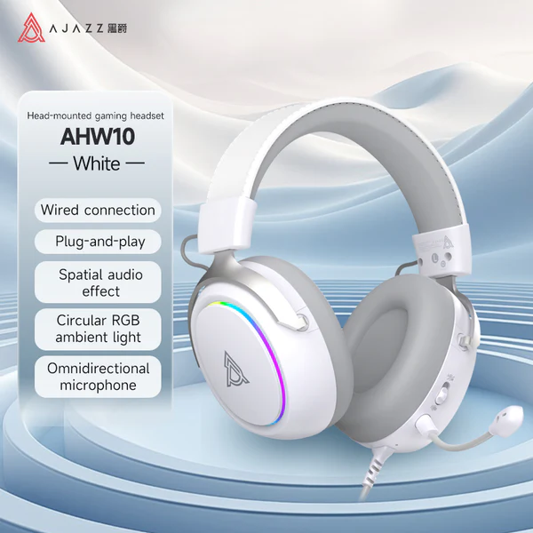 AJAZZ Gaming HeadSet White