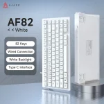 AJAZZ Keyboard White Wired