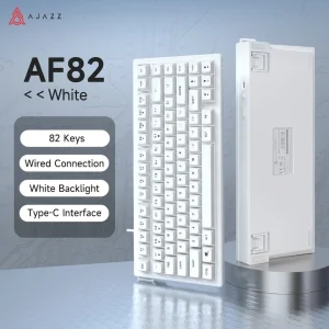 AJAZZ Keyboard White Wired
