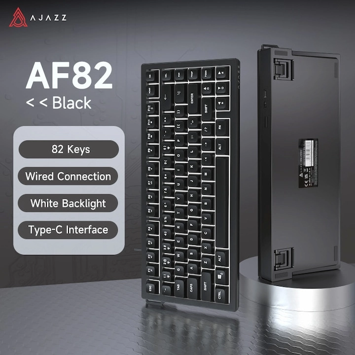 AJAZZ Keyboard Black Wired
