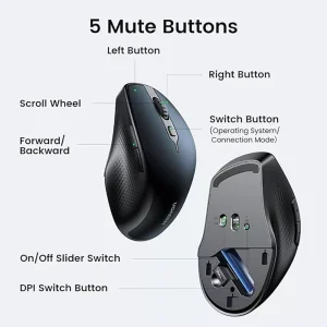 UGreen 15807 Mouse Blue