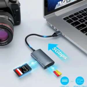 HAING USB 3.0 & Type-C To Multi-functional Card Reader - HI-3007-CRD - Image 2