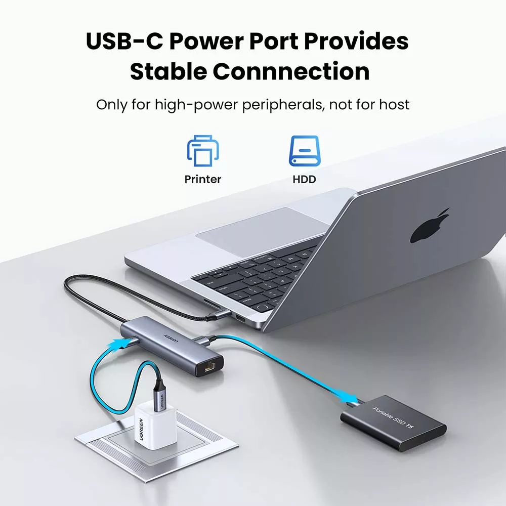 1 USB-A 3.2 Female
