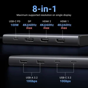 UGREEN USB-C Hub 8-Port