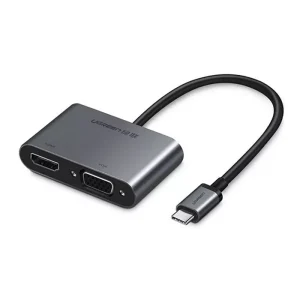 It supports resolutions up to 4K UHD for HDMI and 1080p for VGA, ensuring the highest image quality