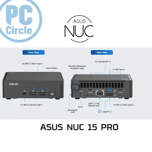 ASUS NUC 15 Pro Kit Bundle (15th Gen. Core 5-210H/8GB-5600-DDR5 RAM/500GB NVMe SSD/2x Thunderbolt 4/Intel Graphics/2x HDMI/DOS)NUC15CRK-B(90AR00R2-M000B0) - Image 3