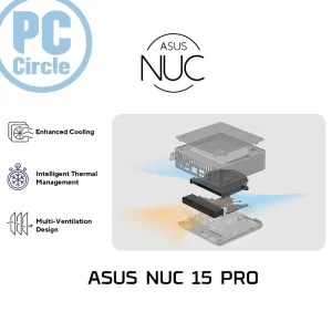 ASUS NUC 15 Pro Kit Bundle (15th Gen. Core 5-210H/8GB-5600-DDR5 RAM/500GB NVMe SSD/2x Thunderbolt 4/Intel Graphics/2x HDMI/DOS)NUC15CRK-B(90AR00R2-M000B0) - Image 5