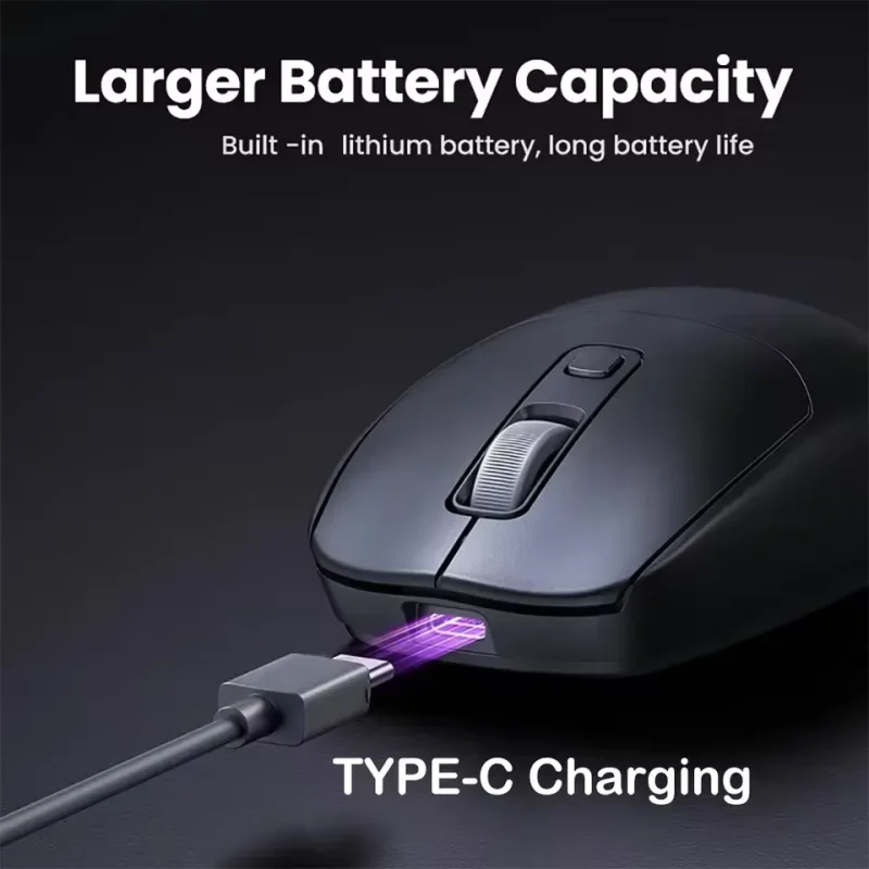 Dual-Mode Mouse Rechargeable Silent