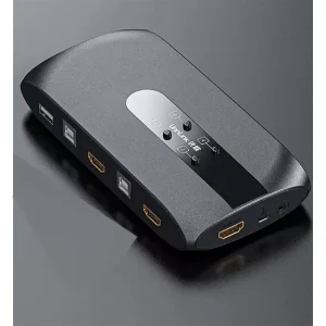 KVM 4 Ports HDMI USB Switch Selector Hot Key for 4 PC's Share Monitors and Keyboard and Mouse - Image 3