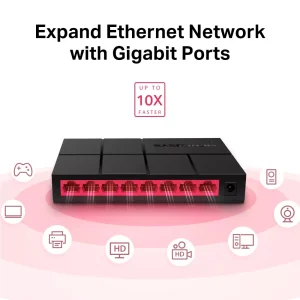 Mercusys 8-Ports Gigabit MS108G