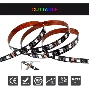  Customizable Lighting with 24-Key Remote Control 