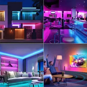  Customizable Lighting with 24-Key Remote Control 